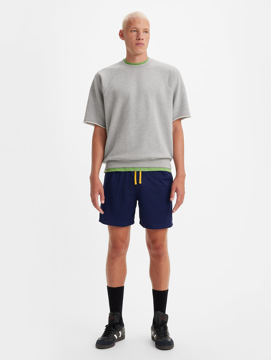 Men's Blue Regular Fit Shorts