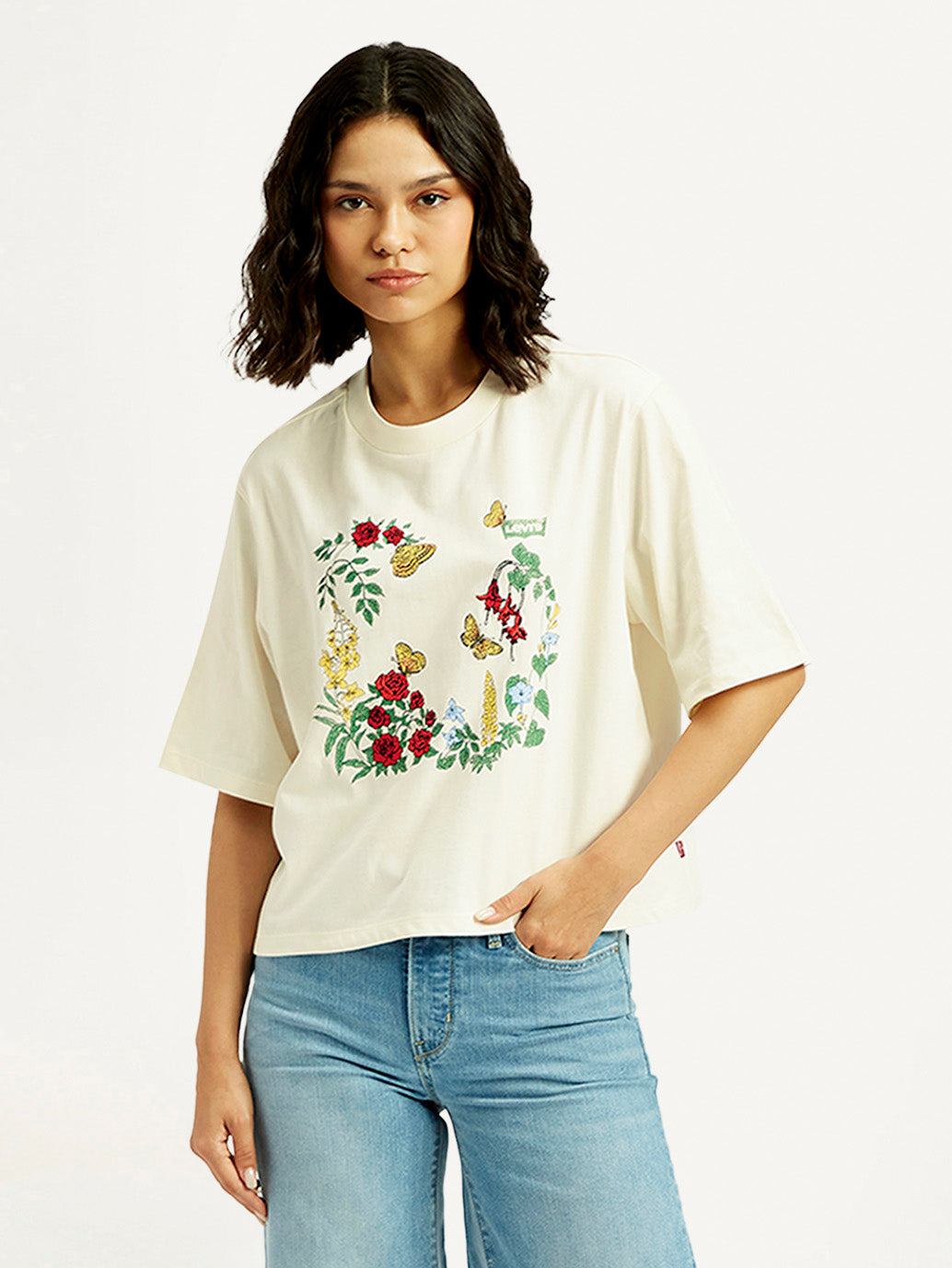Women's Floral Relaxed Fit T-shirt