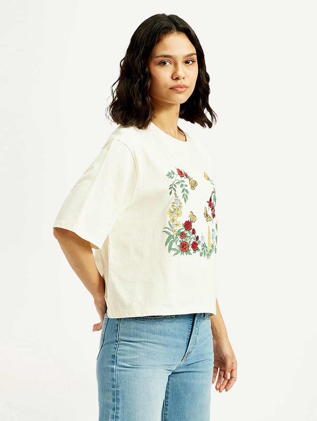 Women's Floral Relaxed Fit T-shirt