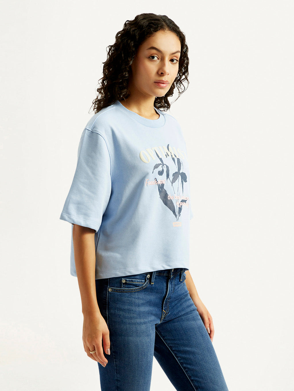 Women's Graphic Print Boxy T-shirt