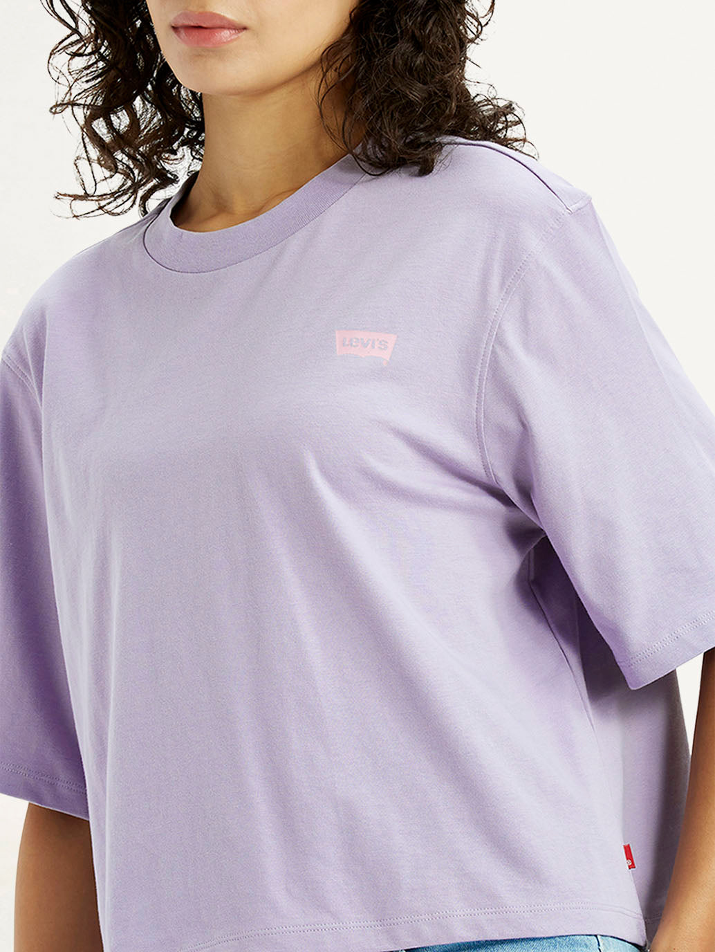 Women's Graphic Print Purple Relaxed Fit T-shirt