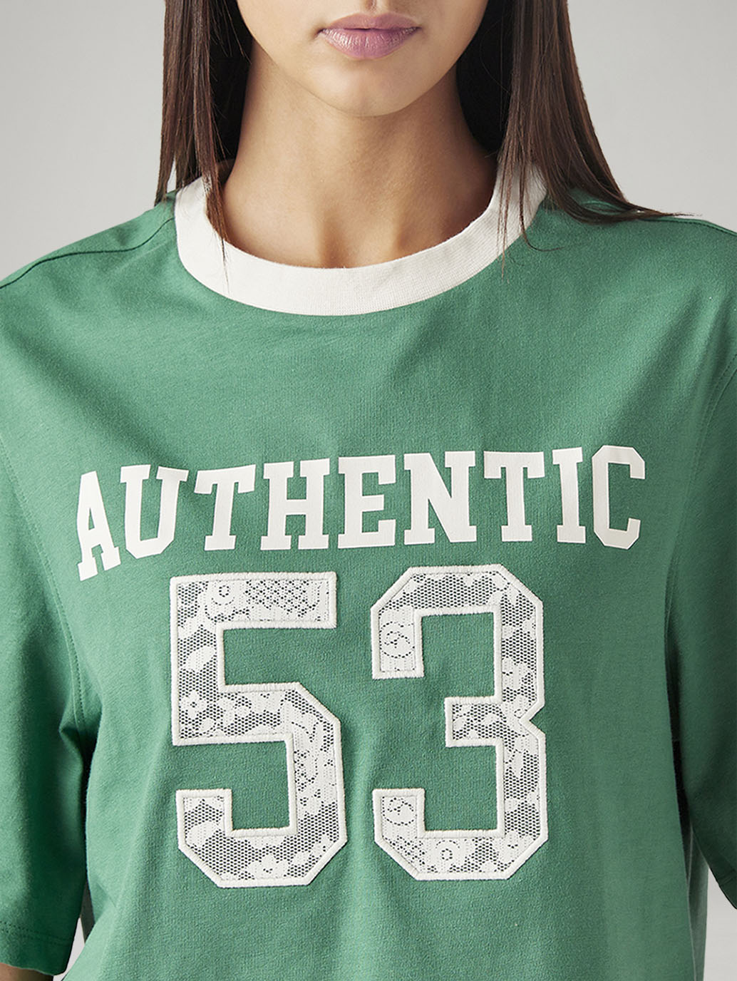 Women's Typography Printed Relaxed Fit T-Shirt