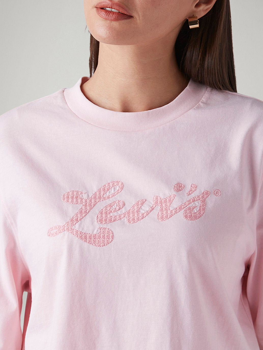 Women's Embroidered Relaxed Fit Embroidery T-Shirt