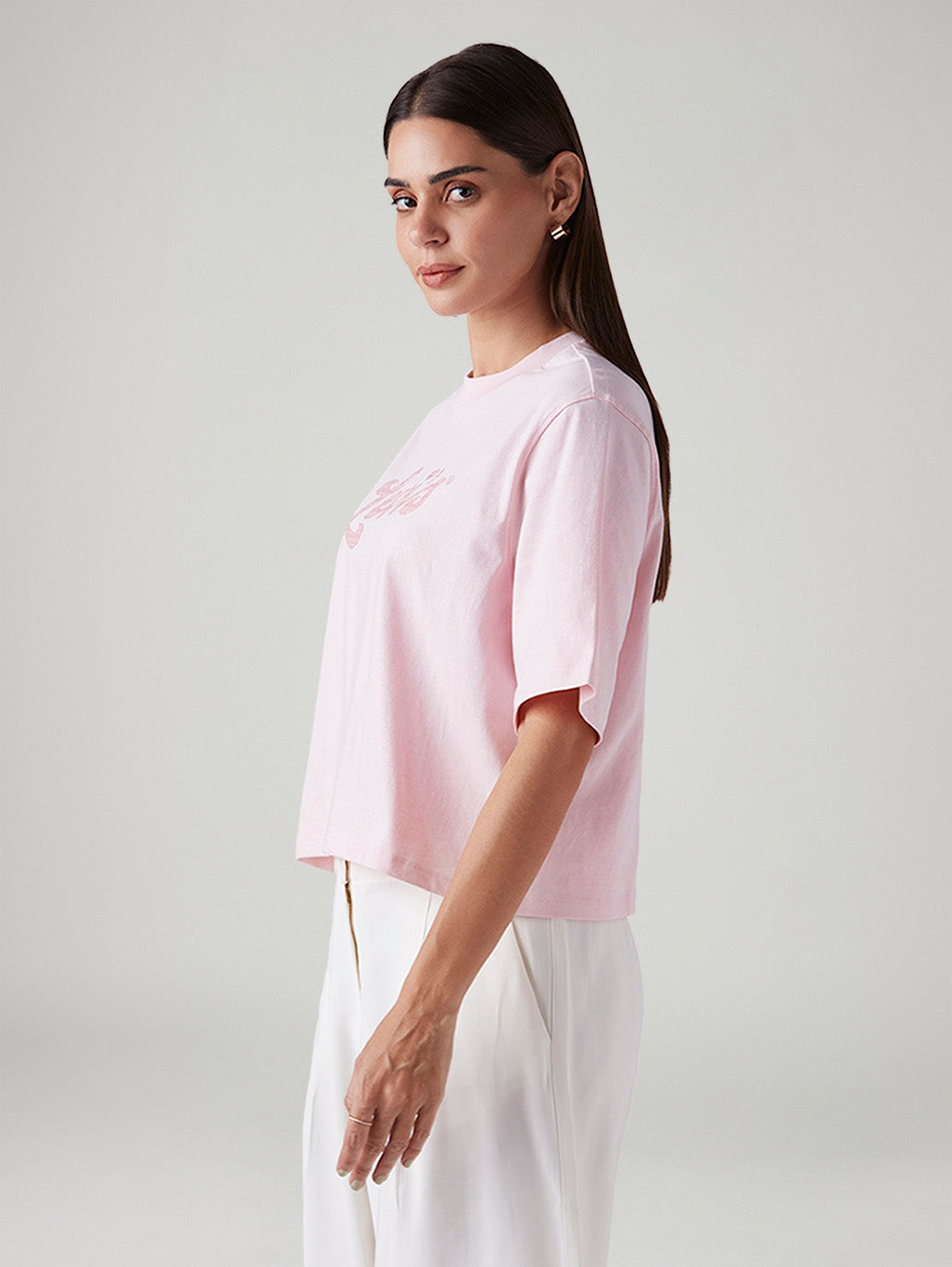 Women's Embroidered Relaxed Fit Embroidery T-Shirt