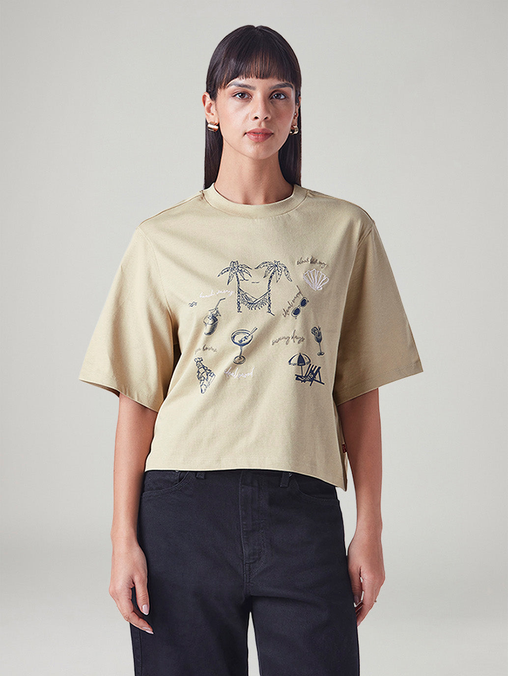 Women's Printed Relaxed Fit T-Shirt