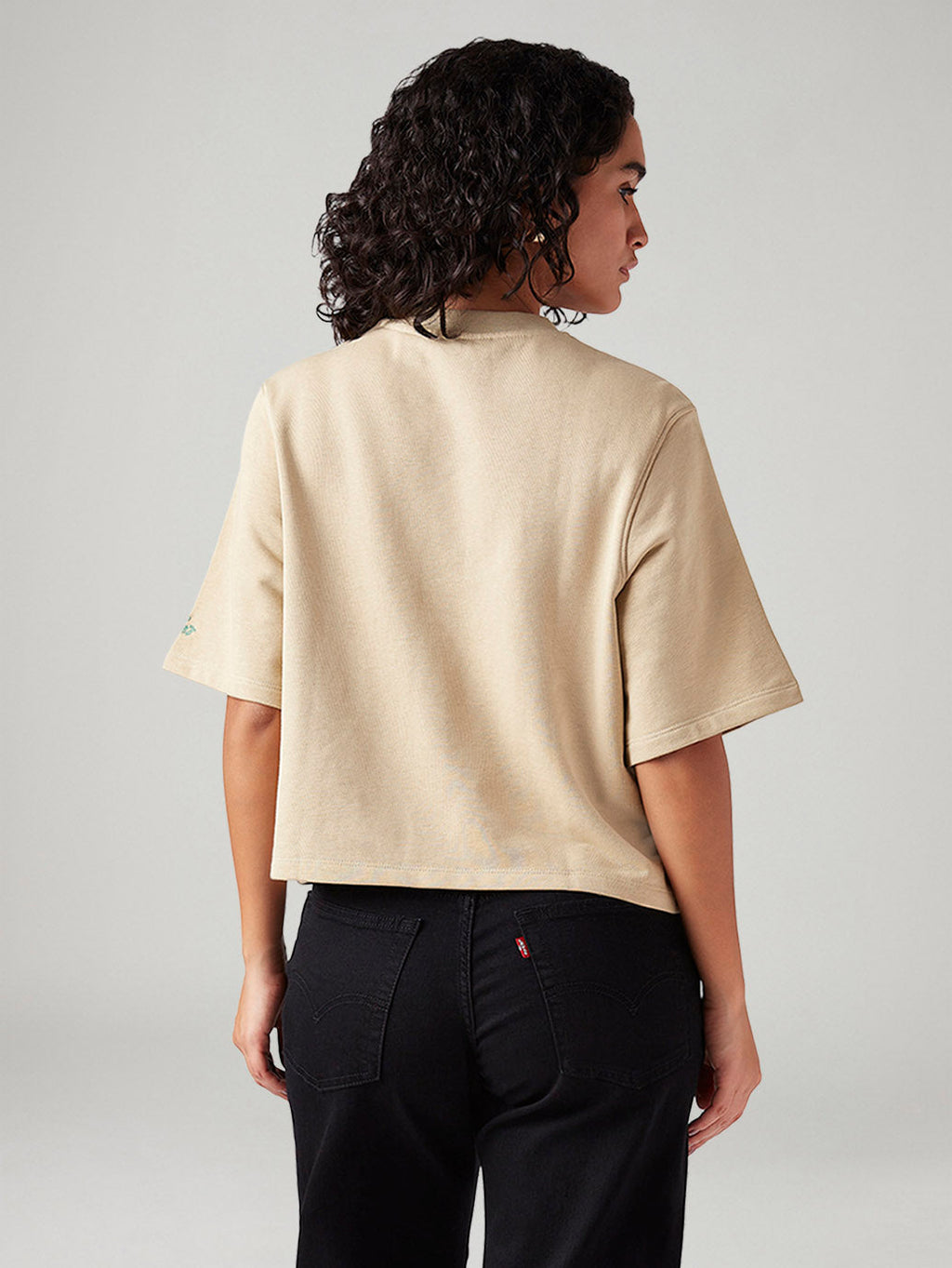Women's Embroidered Relaxed Fit T-Shirt