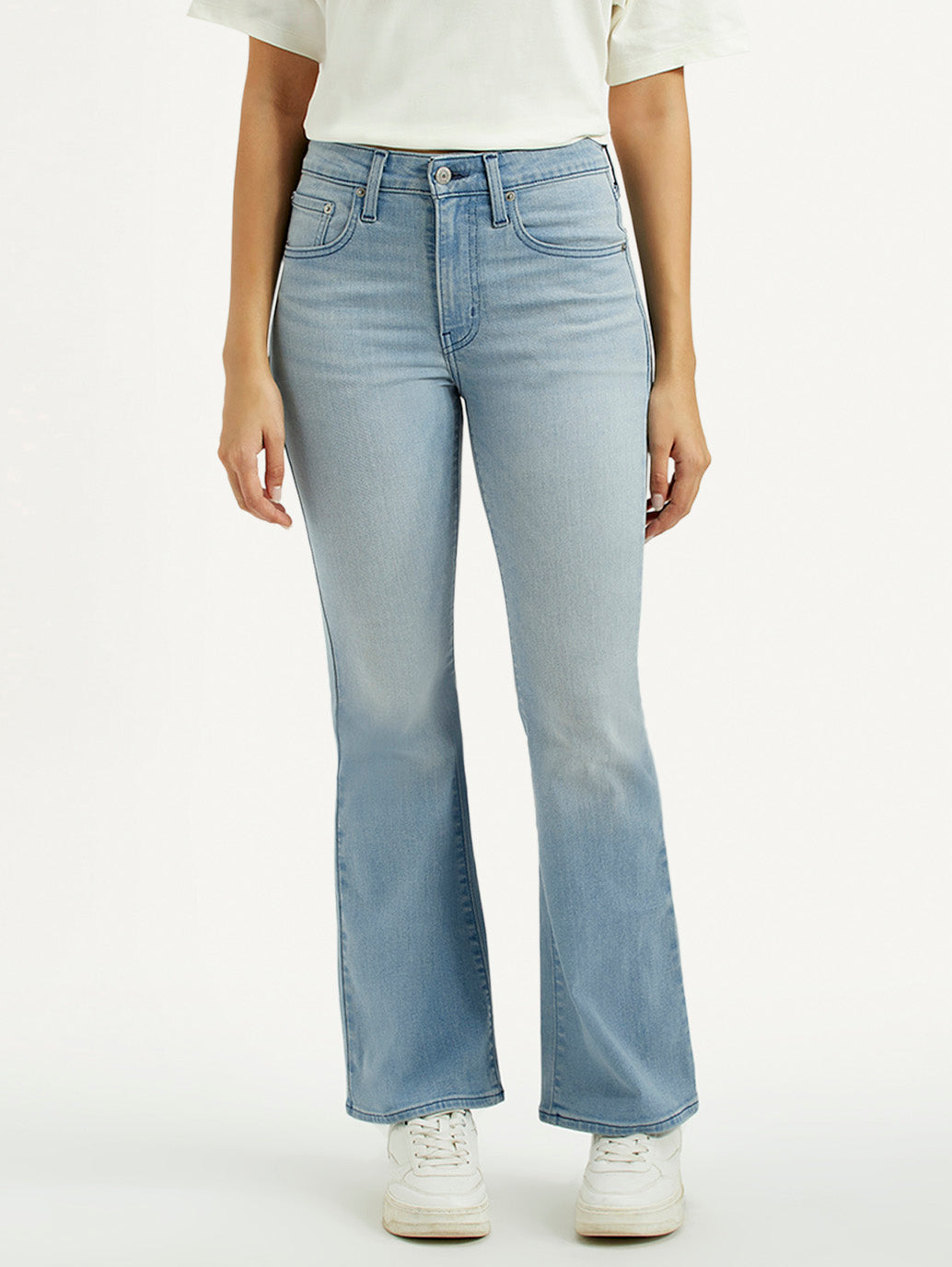 Women's 726 Light Indigo Flared Fit High Rise Jeans