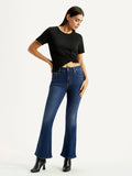 Women's 726 Dark Indigo Flared Fit High Rise Jeans