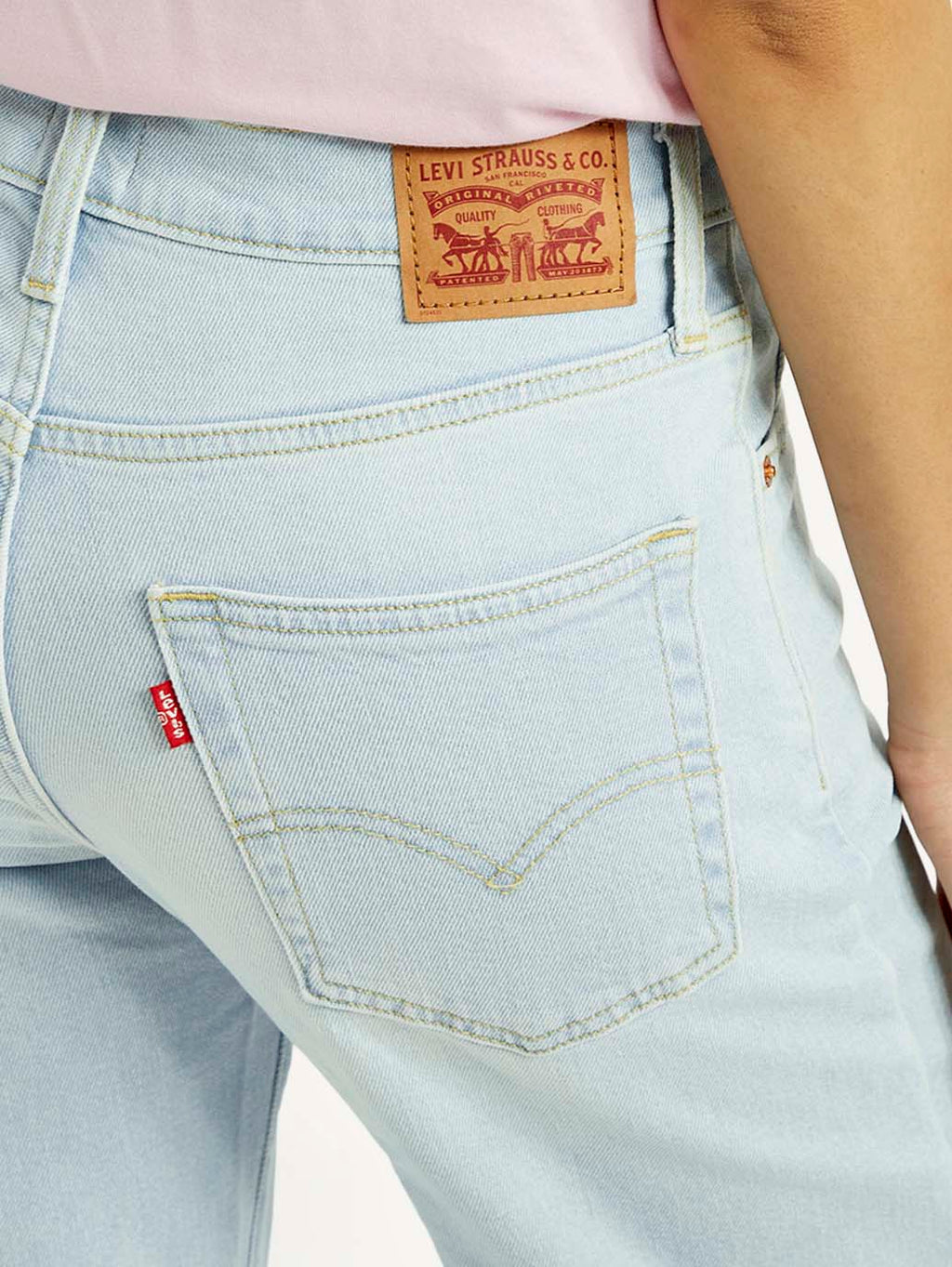Women's 94 Light Indigo Baggy Fit Mid Rise Jeans