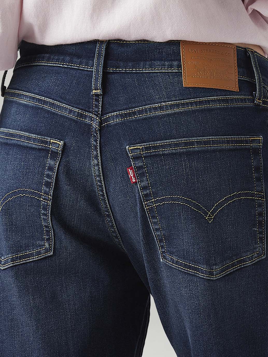 Women's 94 Dark Blue Baggy Fit Mid Rise Jeans