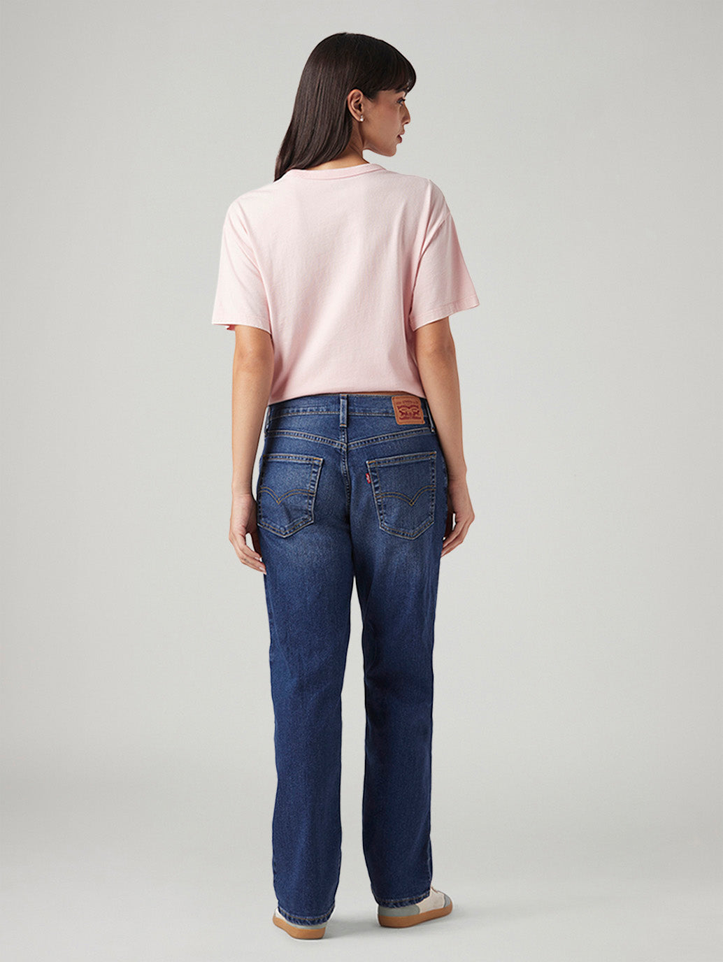 Women's 94 Blue Baggy Fit High Rise Jeans