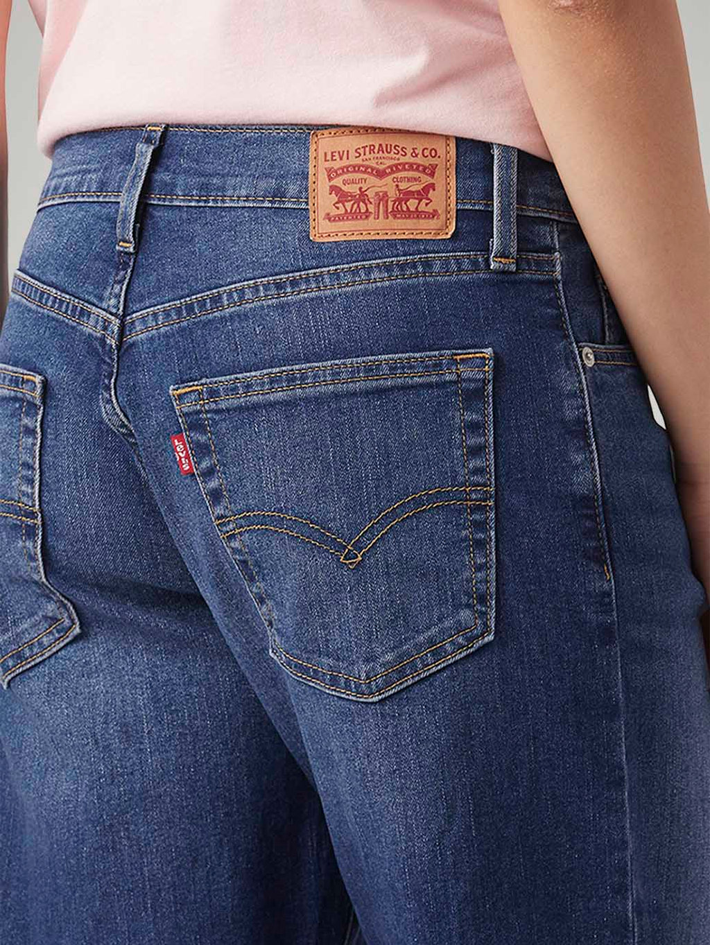 Women's 94 Blue Baggy Fit High Rise Jeans
