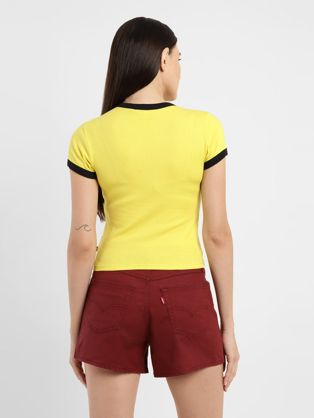 Women's Brand Logo Slim Fit T-shirt