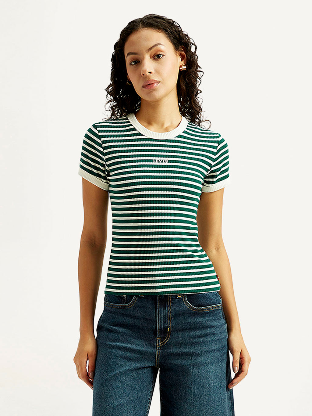 Women's Striped Slim Fit T-shirt