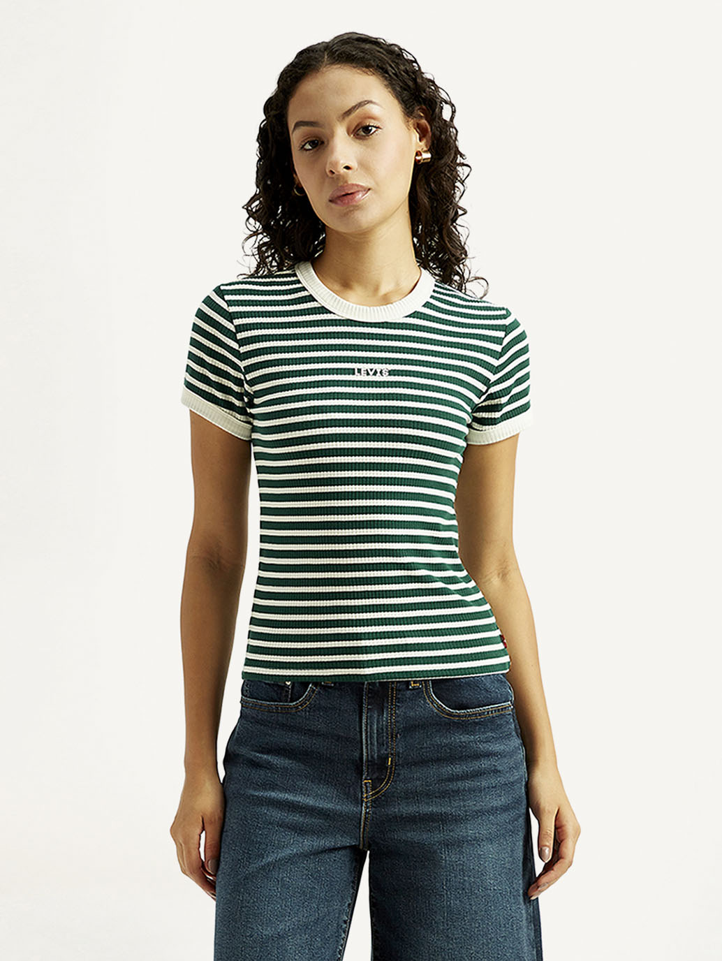Women's Striped Slim Fit T-shirt