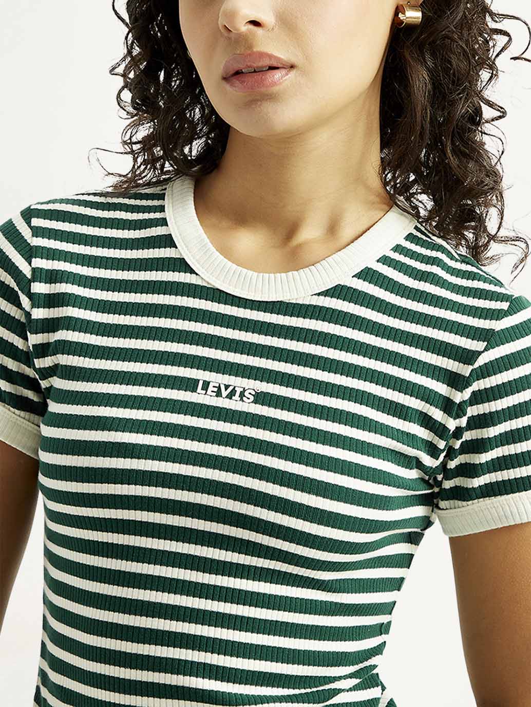 Women's Striped Slim Fit T-shirt