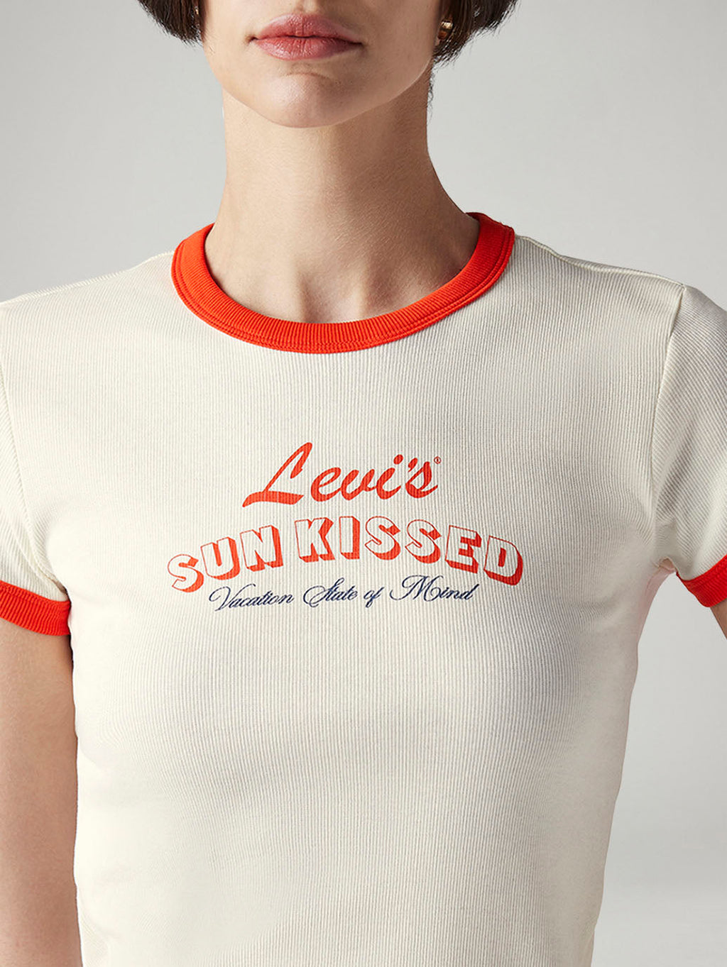 Women's Typography Printed Slim Fit T-Shirt