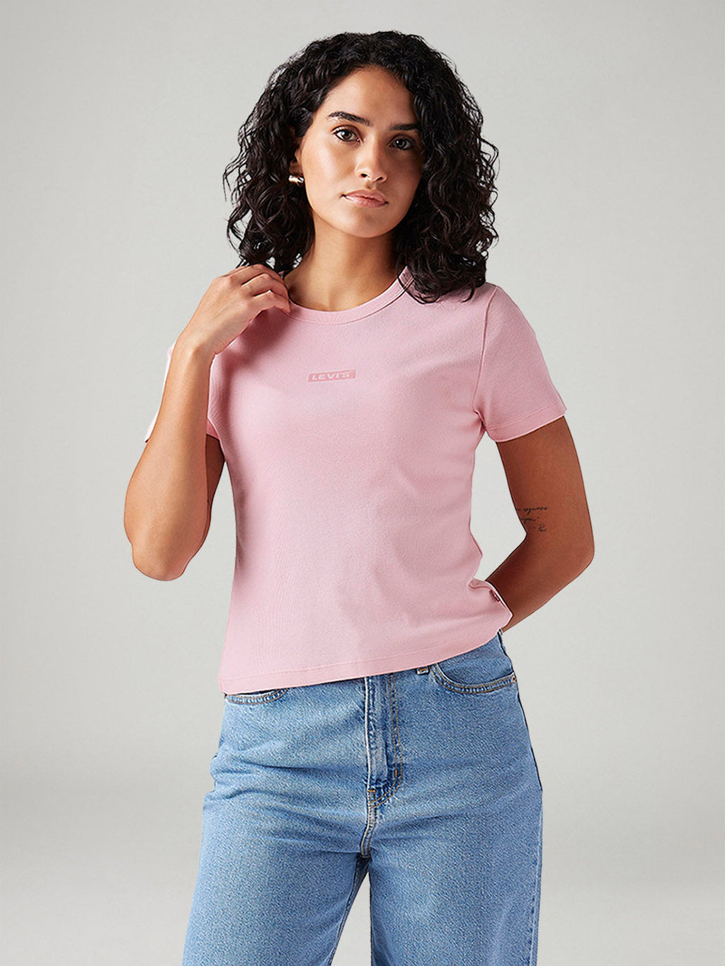 Women's Solid Slim Fit T-Shirt