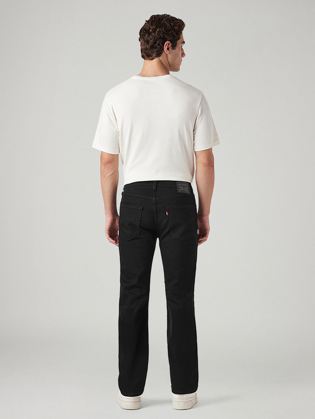 Mens 527 Mid Rise Bootcut Fit Cotton Stretch Blend Jeans
