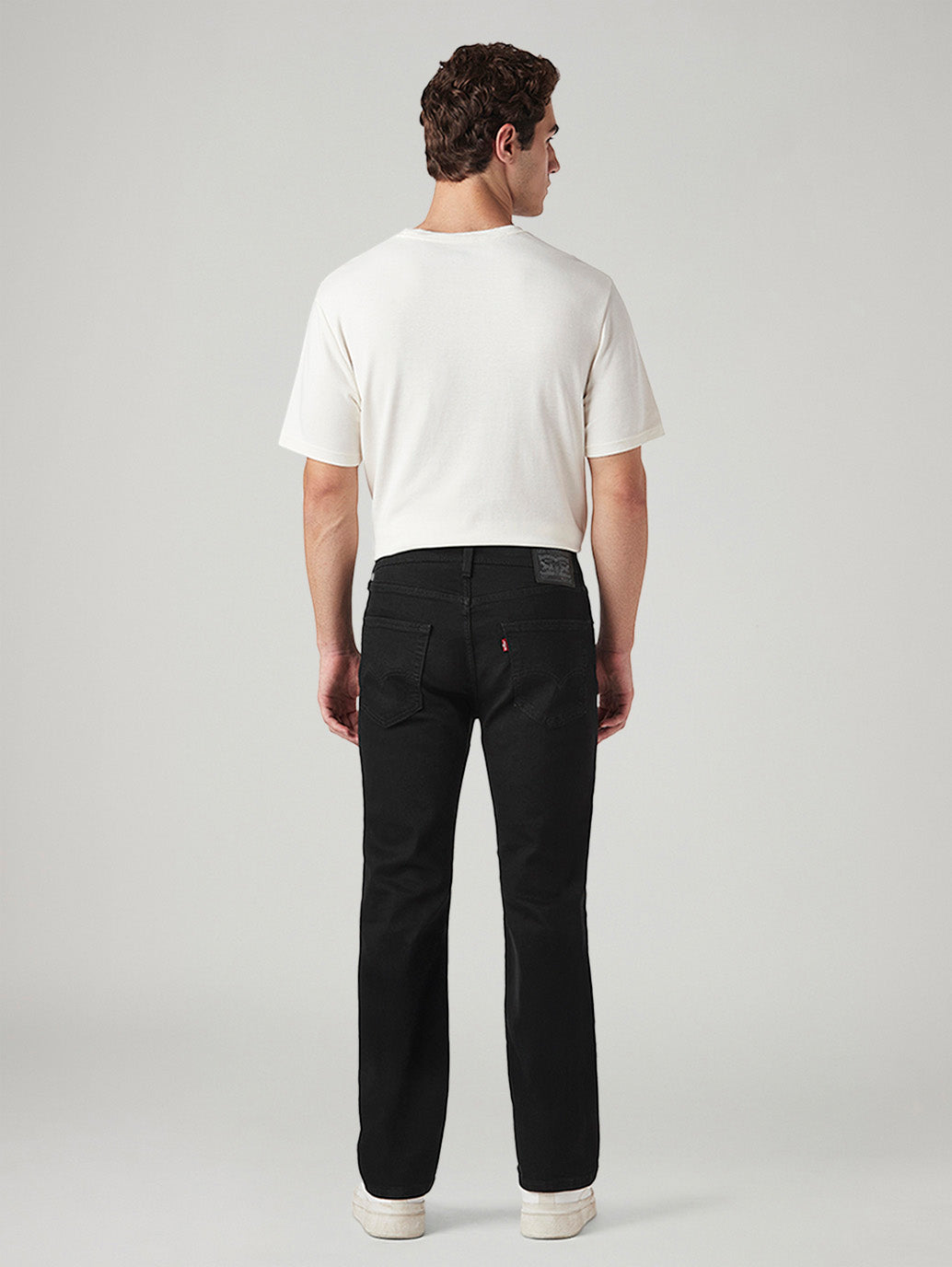 Mens 527 Mid Rise Bootcut Fit Cotton Stretch Blend Jeans