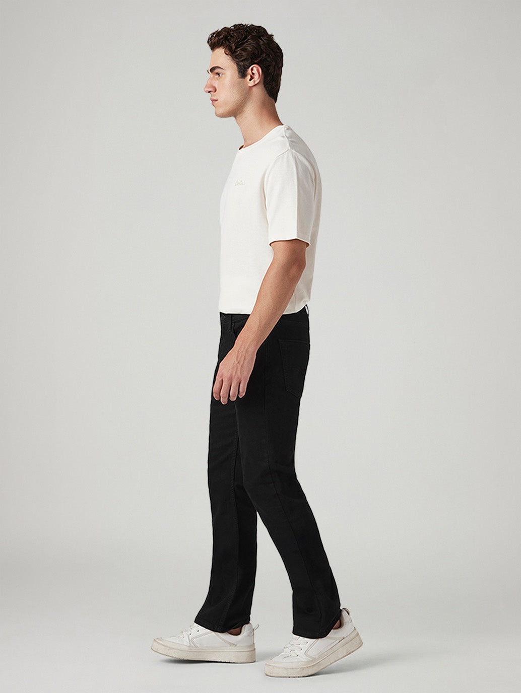 Mens 527 Mid Rise Bootcut Fit Cotton Stretch Blend Jeans