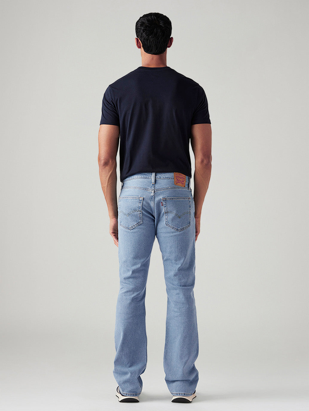 Men's 527 Light Blue Bootcut Fit Mid Rise Jeans