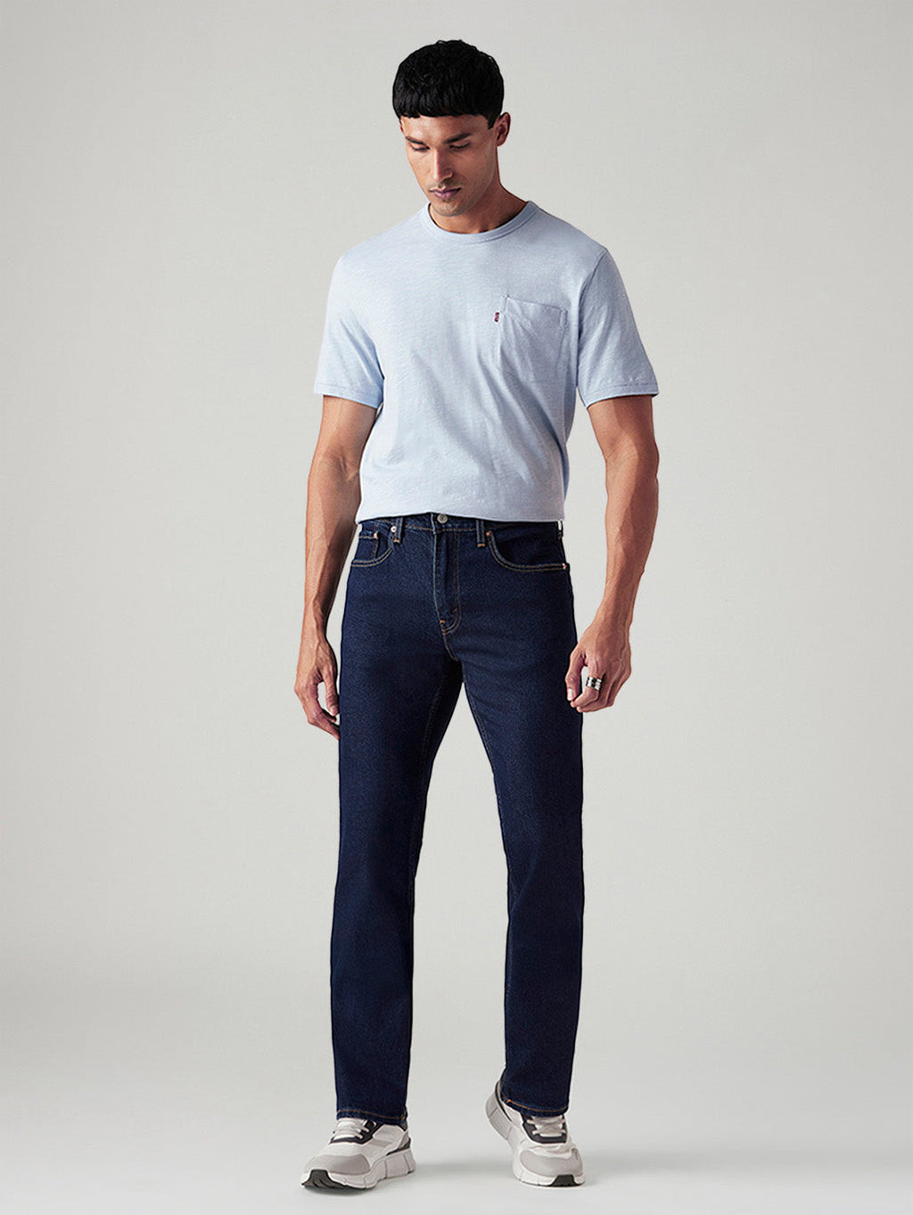 Men's 527 Dark Blue Bootcut Fit Mid Rise Jeans