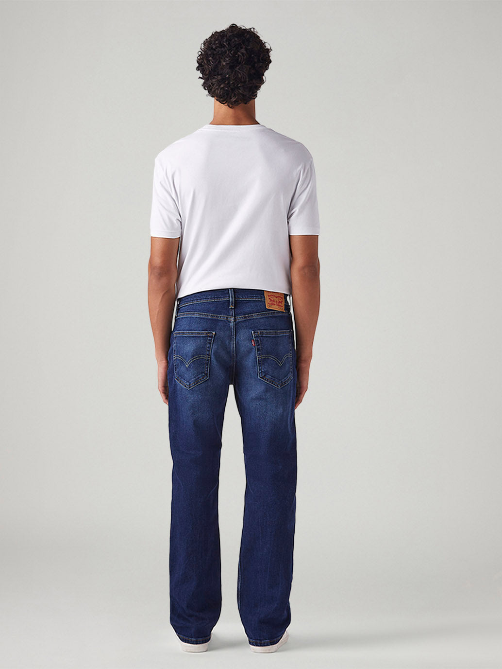 Men's 527 Dark Blue Bootcut Fit Mid Rise Jeans