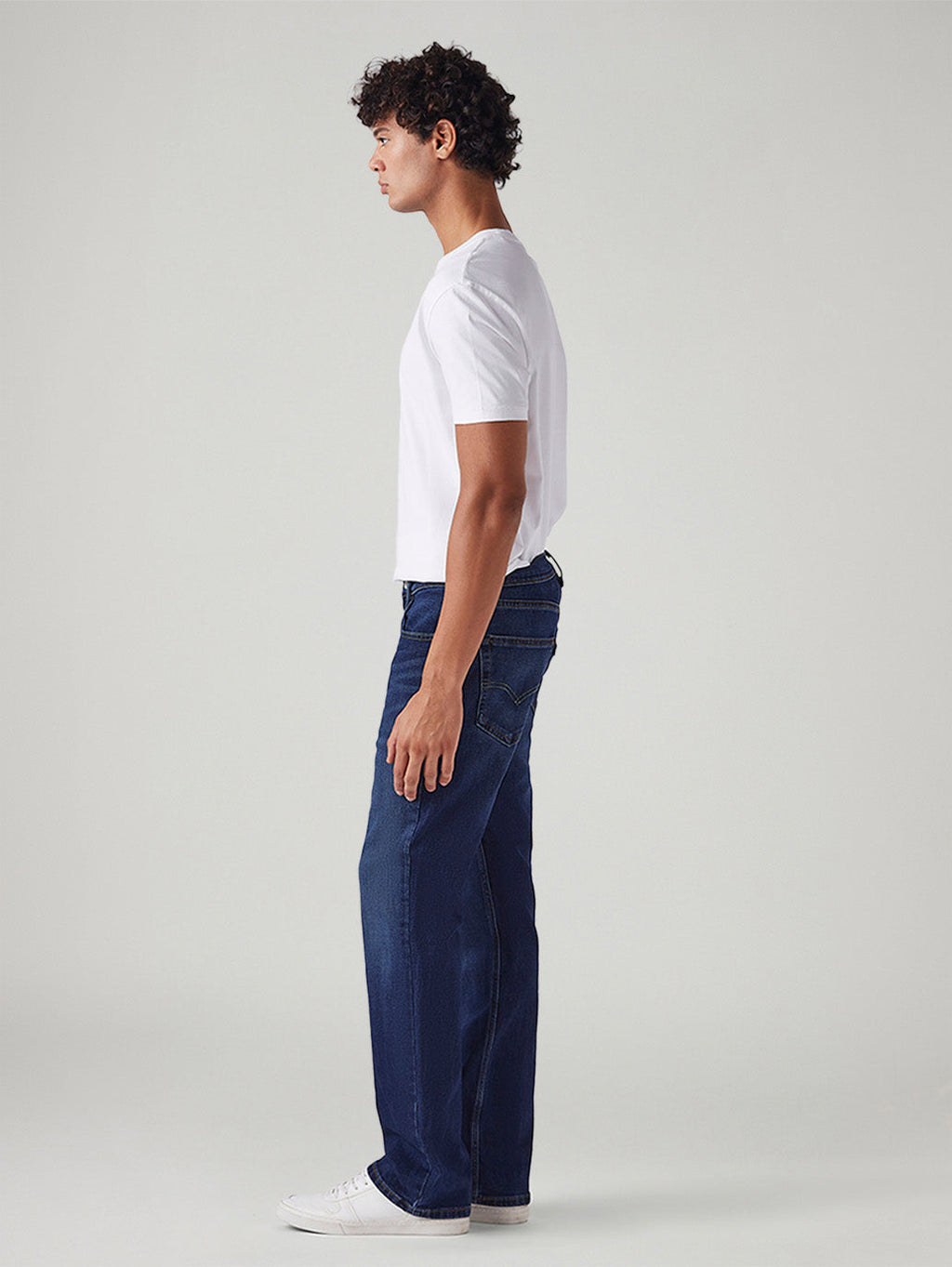 Men's 527 Dark Blue Bootcut Fit Mid Rise Jeans