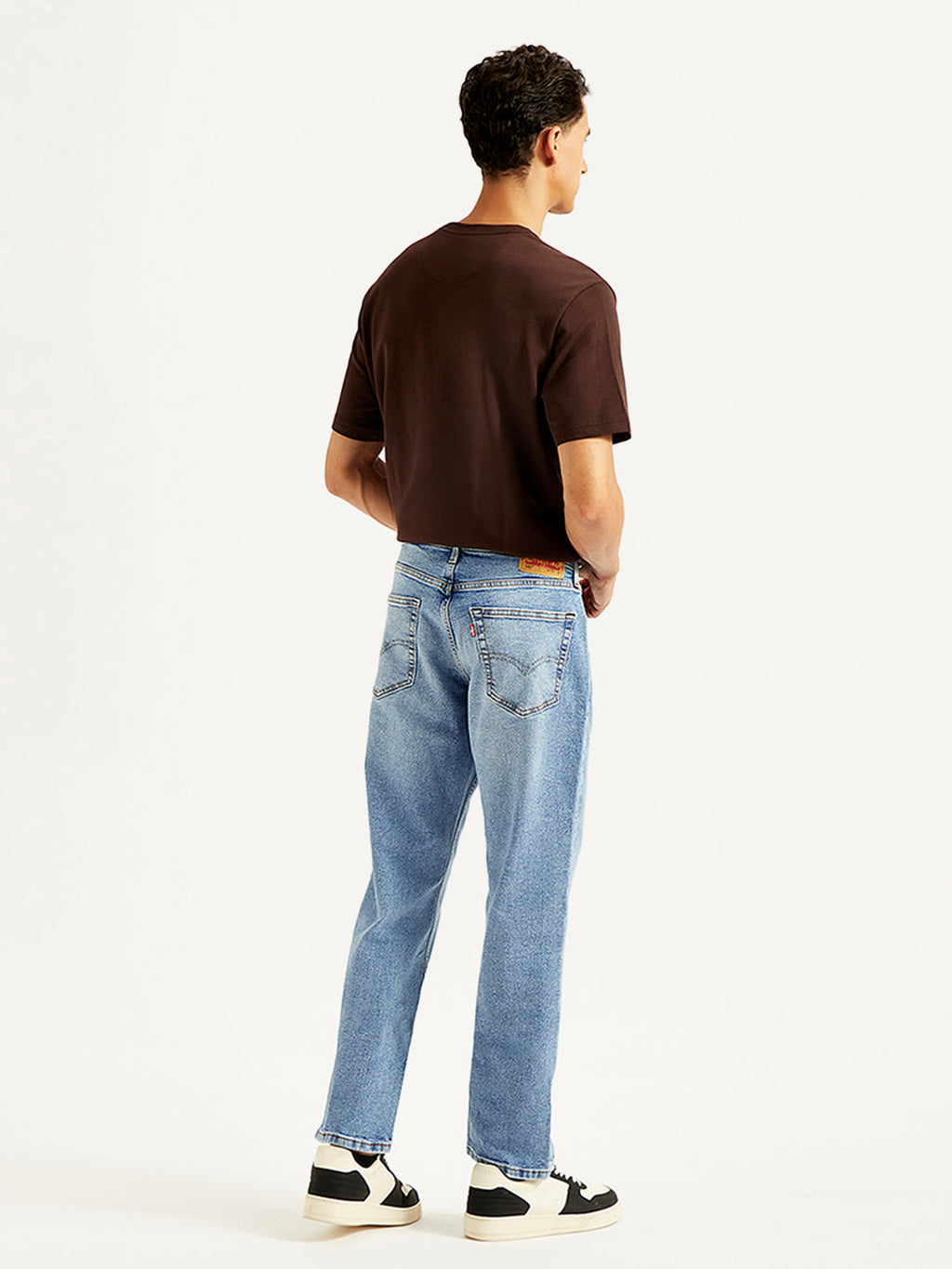 Men's 541 Blue Athletic Tapered Fit Mid Rise Jeans