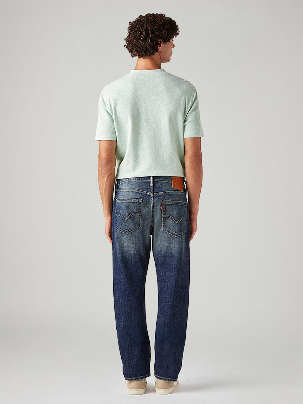 Men's 541 Dark Indigo Athletic Tapered Fit Mid Rise Selvedge Jeans