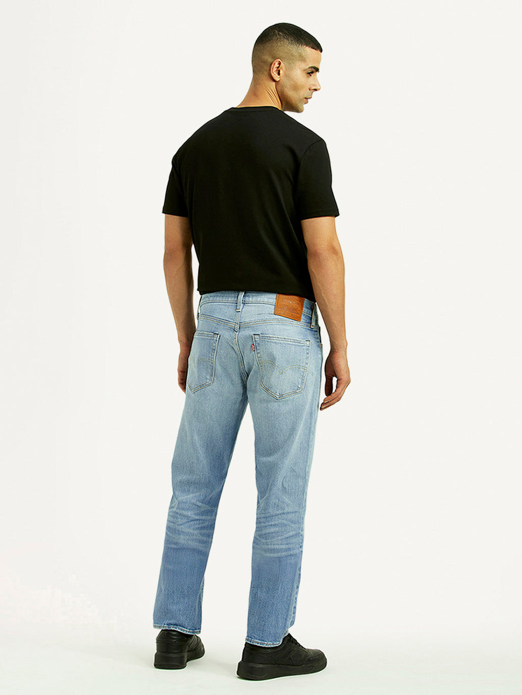 Men's 541 Light Blue Athletic Tapered Fit Mid Rise Jeans