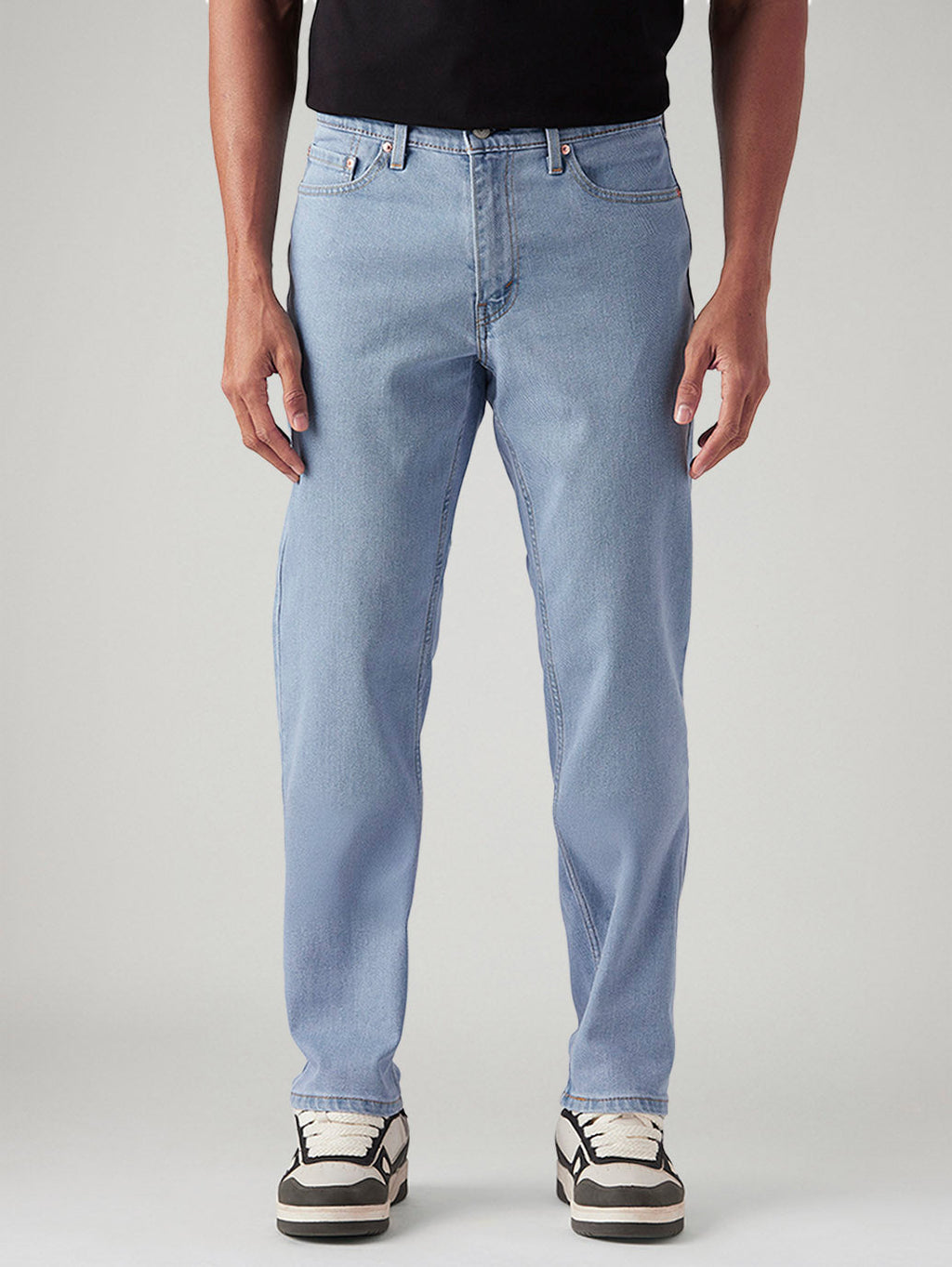 Men's 541 Light Blue Athletic Tapered Fit Mid Rise Jeans