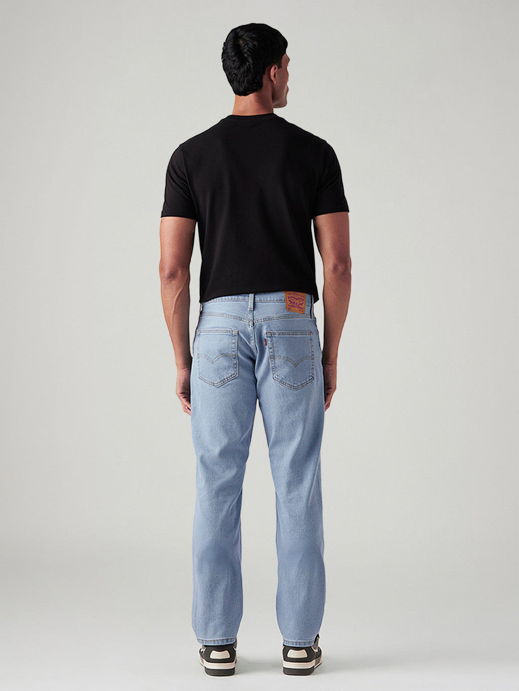 Men's 541 Light Blue Athletic Tapered Fit Mid Rise Jeans