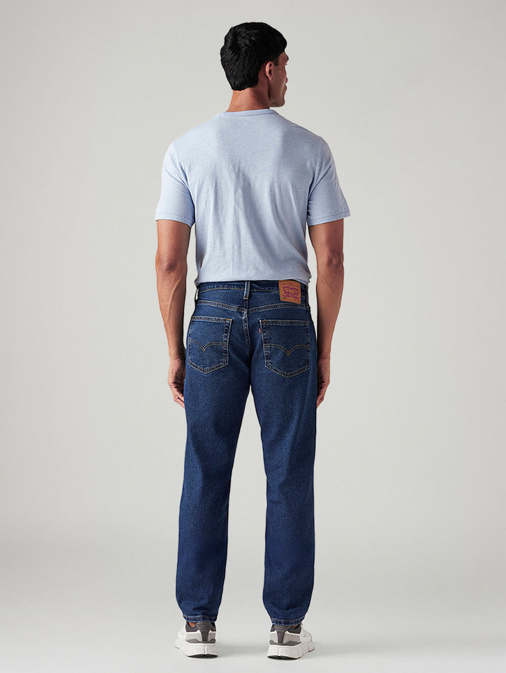 Men's 541 Blue Athletic Tapered Fit Mid Rise Jeans