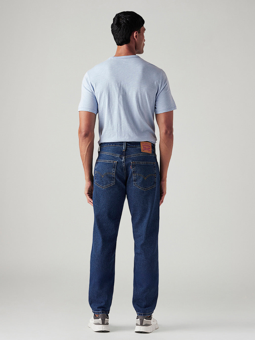Men's 541 Blue Athletic Tapered Fit Mid Rise Jeans