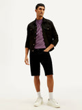 Men's Black Tapered Shorts