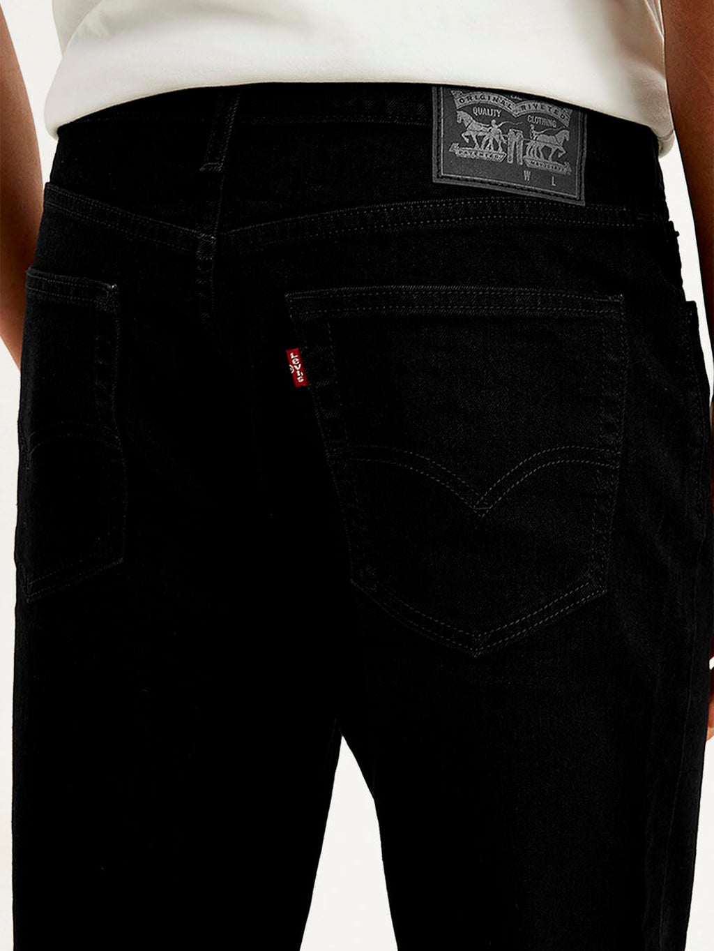 Men's Black Tapered Shorts
