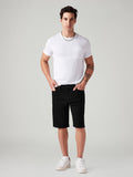 Men's 541 Black Athletic Tapered Fit Mid Rise Shorts