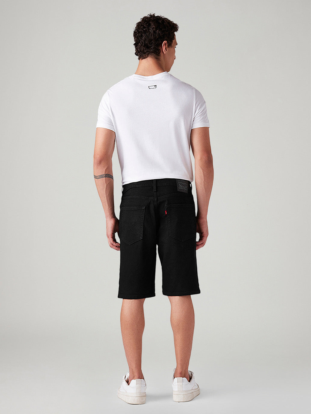 Men's 541 Black Athletic Tapered Fit Mid Rise Shorts