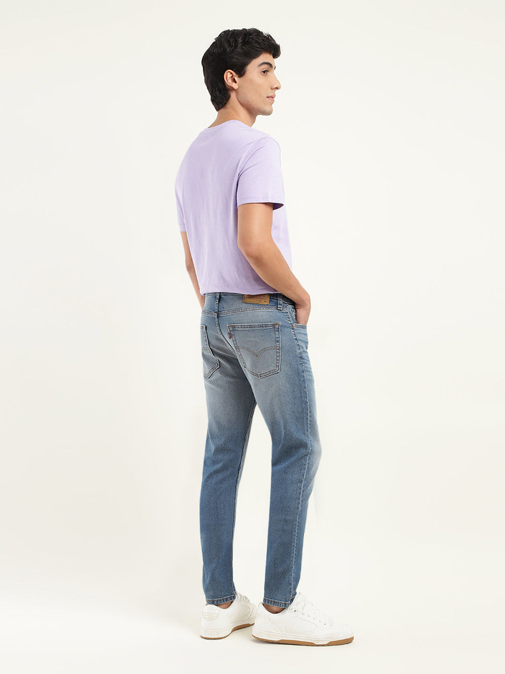 Men's 512 Blue Slim Tapered Fit Mid Rise Jeans