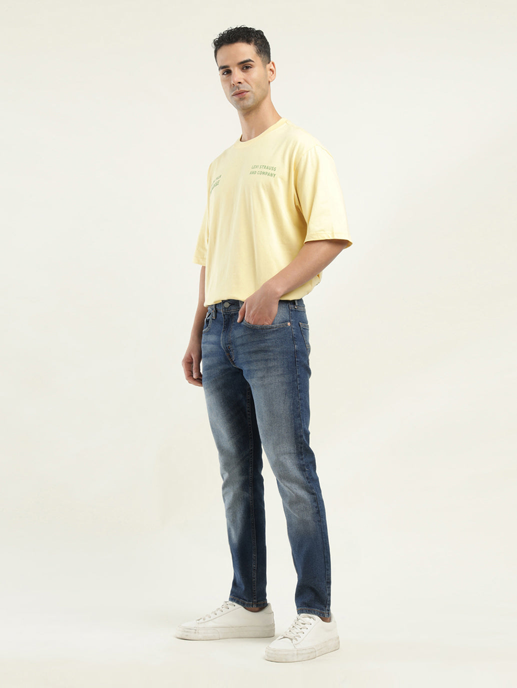 Men's 512 Indigo Slim Tapered Fit Mid Rise Jeans