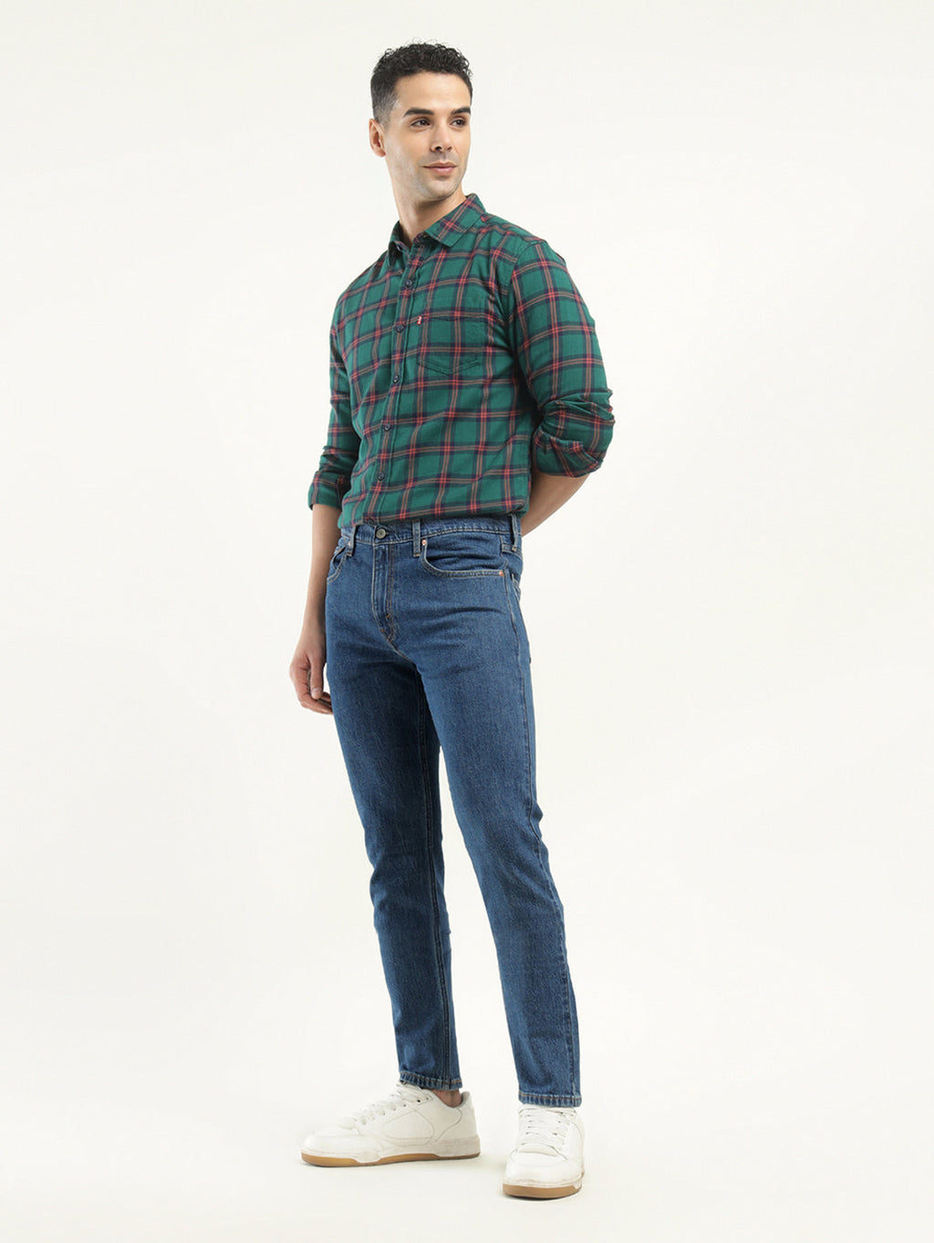 Men's 512 Indigo Slim Tapered Fit Mid Rise Jeans