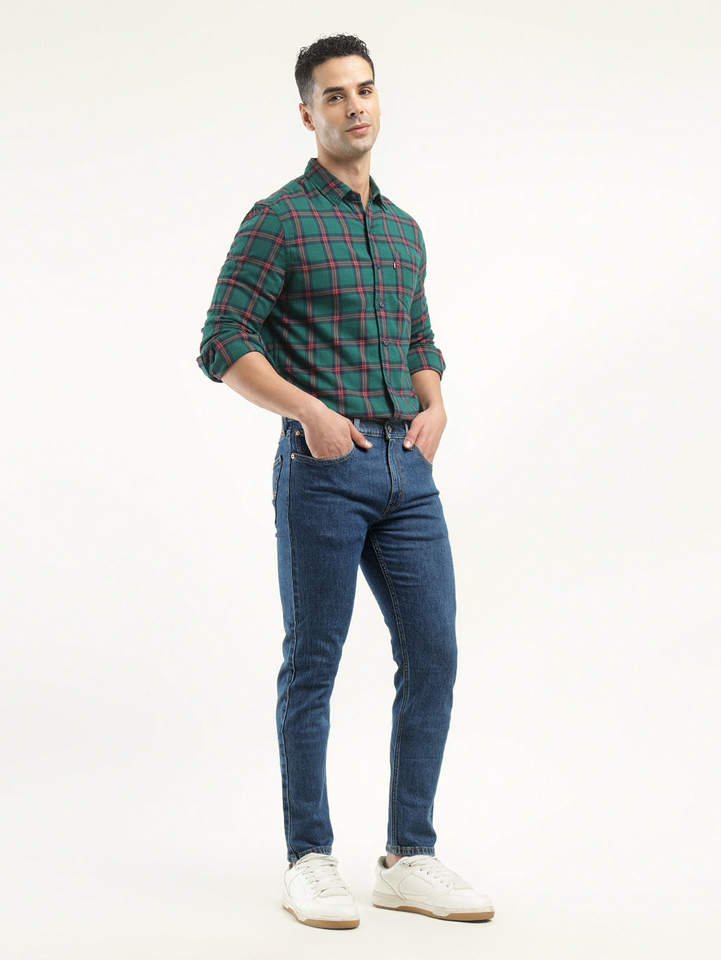 Men's 512 Indigo Slim Tapered Fit Mid Rise Jeans