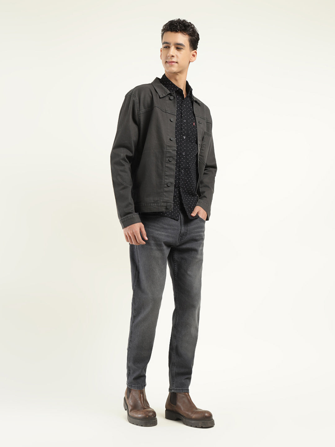 Men's 512 Black Slim Tapered Fit Mid Rise Jeans