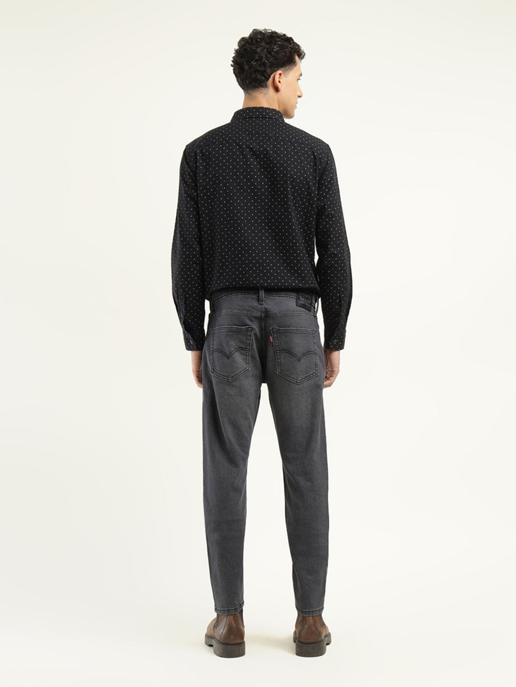 Men's 512 Black Slim Tapered Fit Mid Rise Jeans