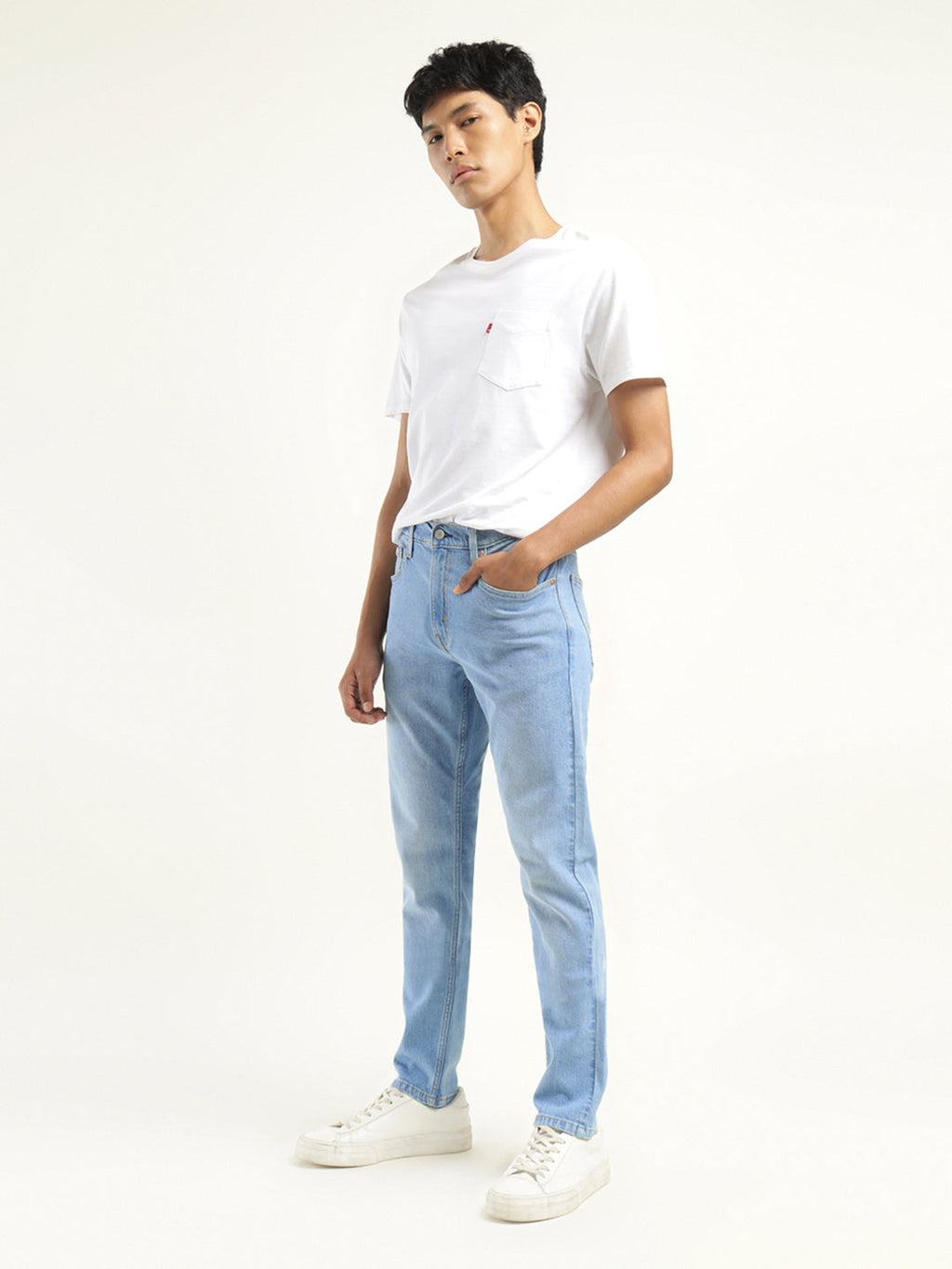 Men's 512 Indigo Slim Tapered Fit Mid Rise Jeans
