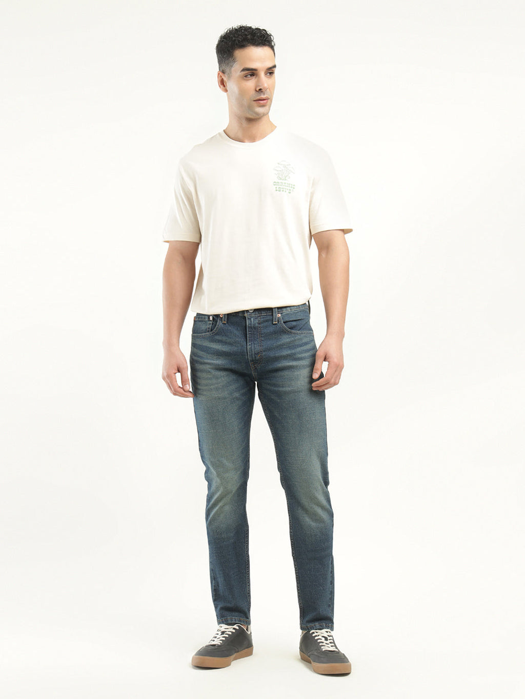 Men's 512 Indigo Slim Tapered Fit Mid Rise Jeans