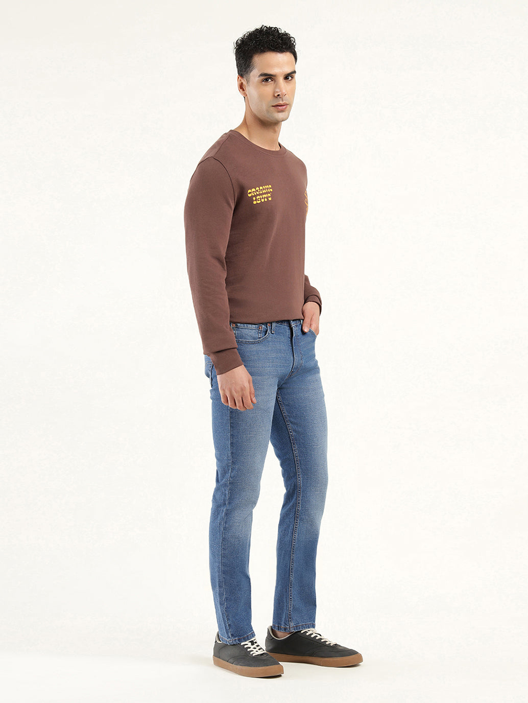 Men's 511 Indigo Slim Fit Mid Rise Jeans