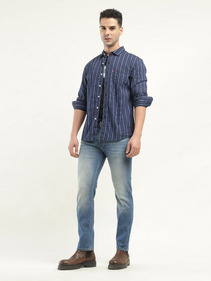 Men's 511 Indigo Slim Fit Mid Rise Jeans